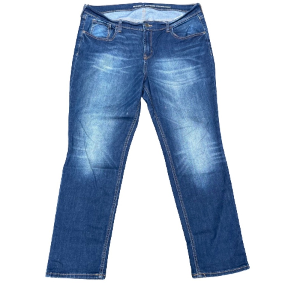 Women’s Sz 16 Regular Old Navy Straight Leg Jeans distressed denim
